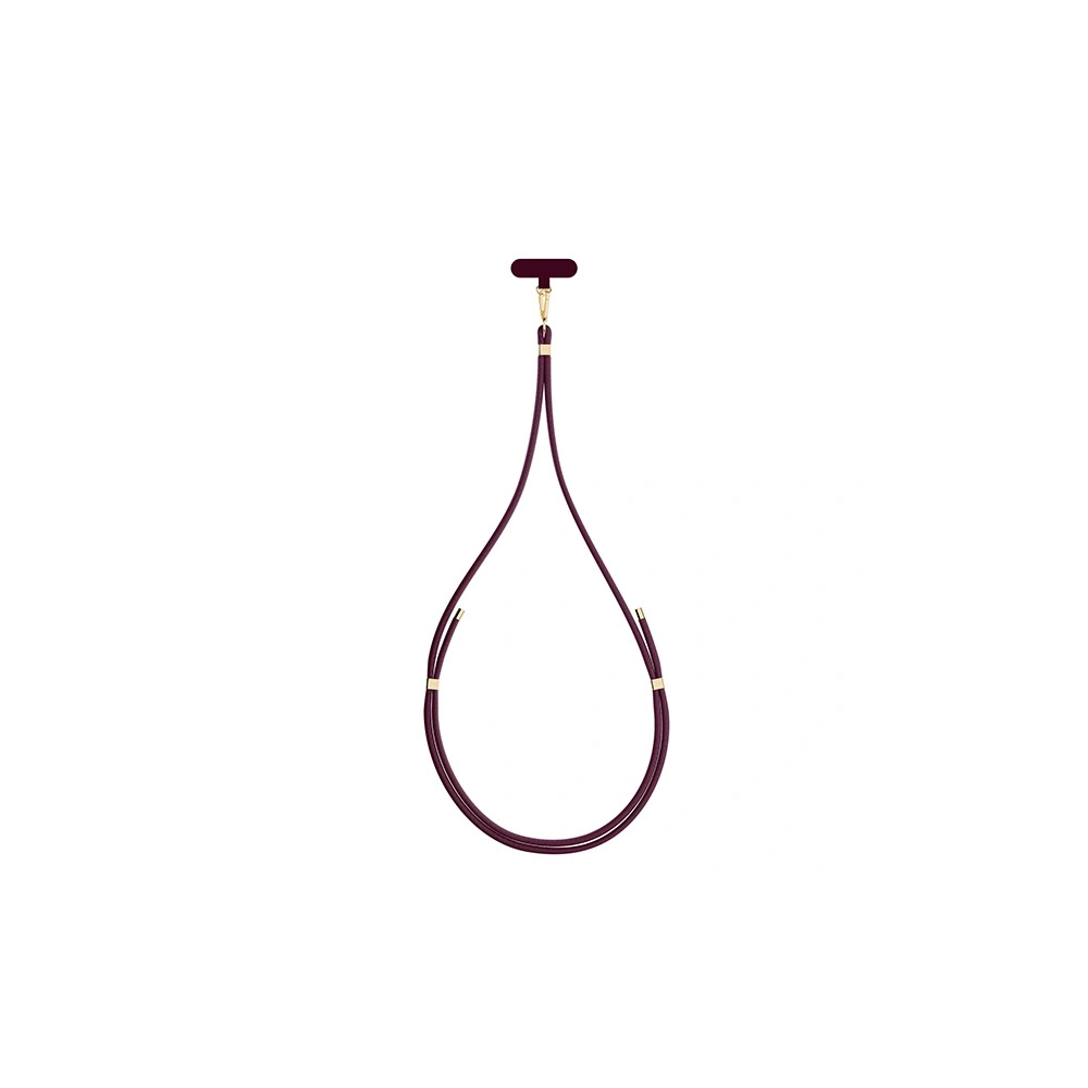 Smycz do telefonu 3MK EasyClip Elite Mulberry gold