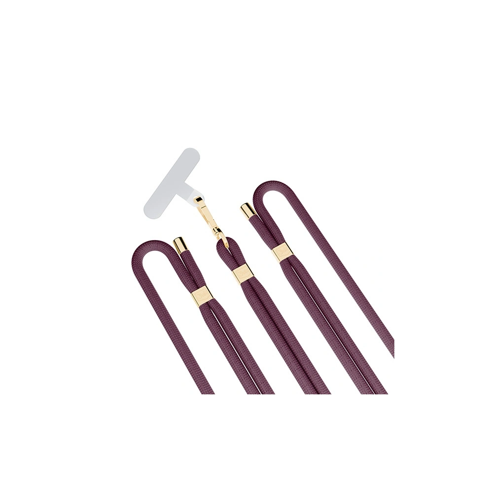 Smycz do telefonu 3MK EasyClip Elite Mulberry gold