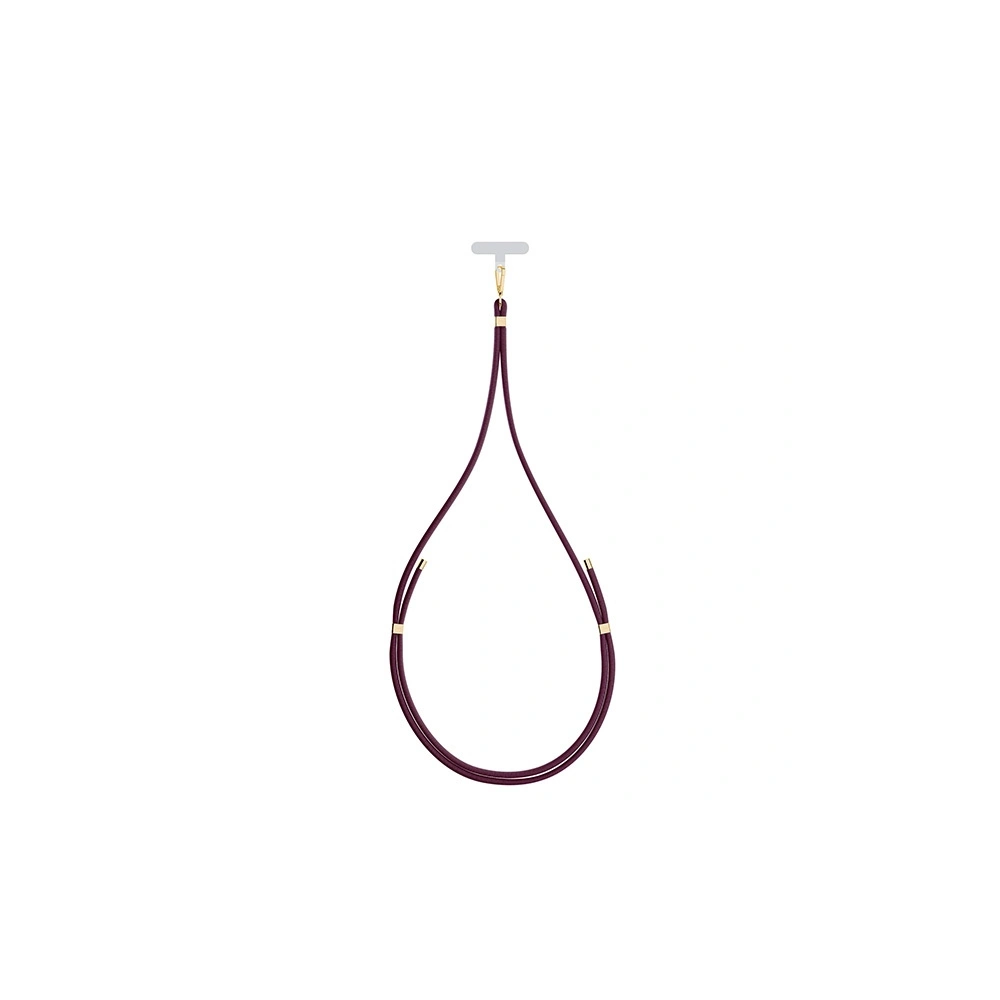 Smycz do telefonu 3MK EasyClip Elite Mulberry gold