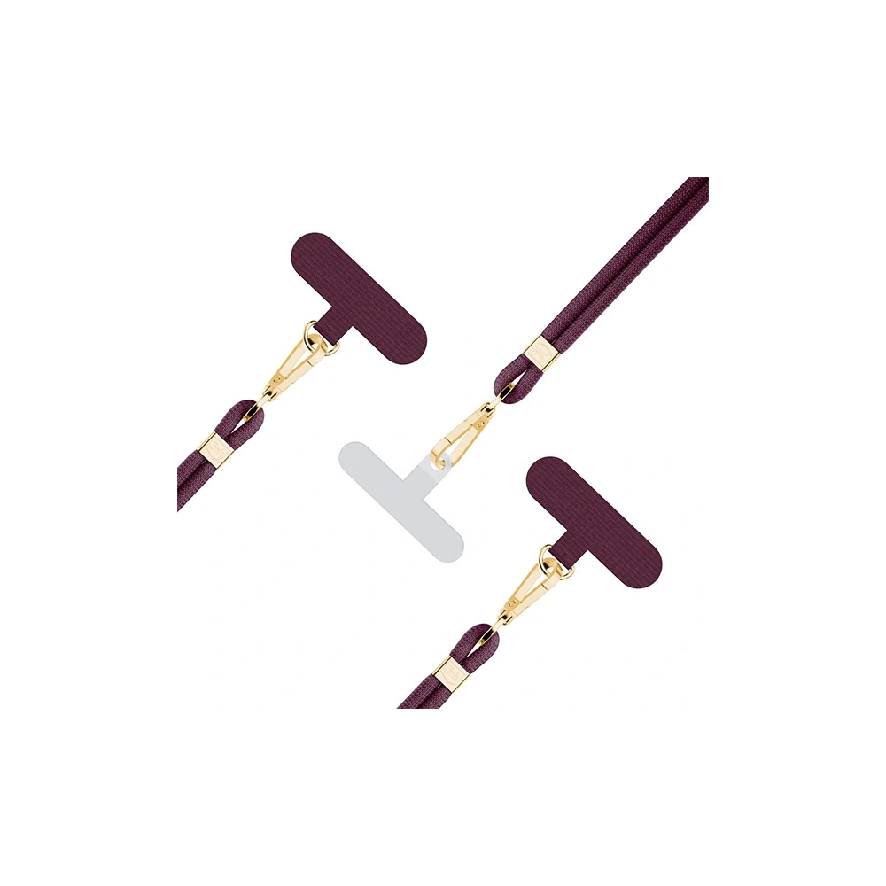 Smycz do telefonu 3MK EasyClip Elite Mulberry gold