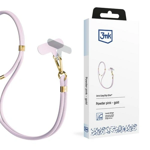 Buy 3MK EasyClip Elite Powder Pink gold phone lanyard - 3MK6171 - {ean13} - Home Screen Store Europe