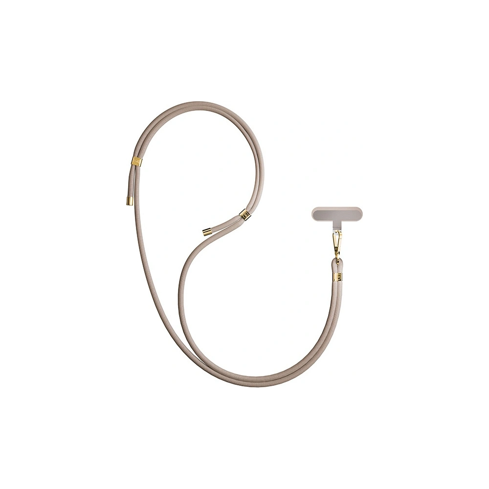 Smycz do telefonu 3MK EasyClip Elite Taupe gold