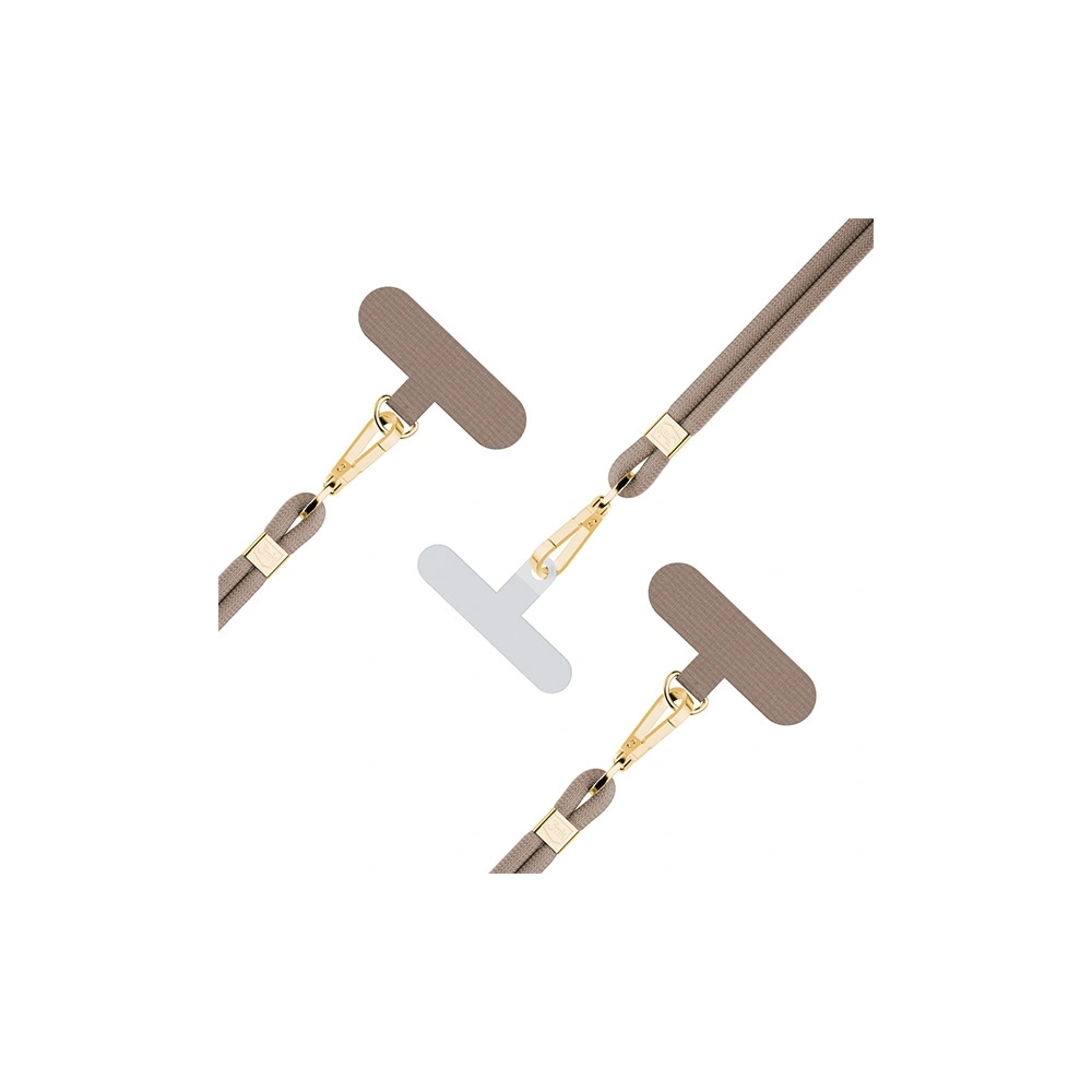 Smycz do telefonu 3MK EasyClip Elite Taupe gold