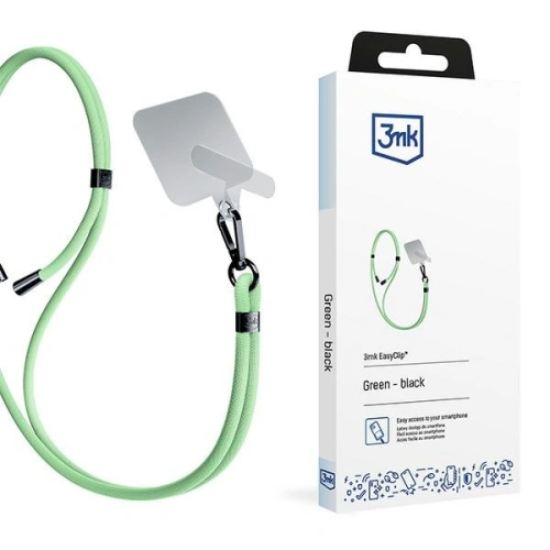 Kup Smyč na telefon 3MK EasyClip Zelená černá - 3MK6173 - {ean13} - Sklep Home Screen