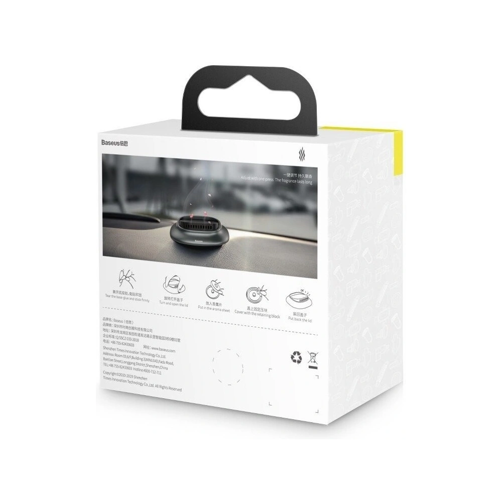 Odświeżacz powietrza do samochodu Baseus Little Volcano (szary)