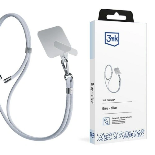 Buy 3MK EasyClip Grey silver phone lanyard - 3MK6174 - {ean13} - Home Screen Store Europe