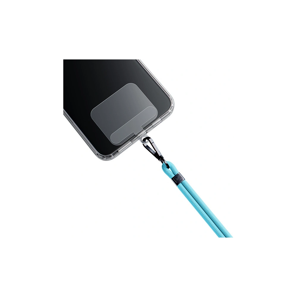 Smycz do telefonu 3MK EasyClip Light Blue black
