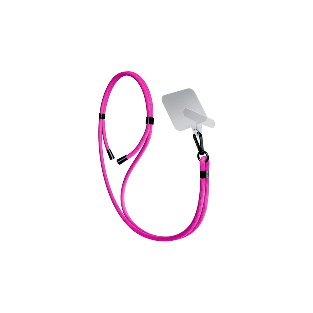 Smycz do telefonu 3MK EasyClip Pink black
