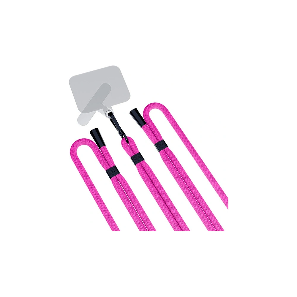 Smycz do telefonu 3MK EasyClip Pink black