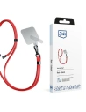Handy-Lanyard 3MK EasyClip Rot Schwarz