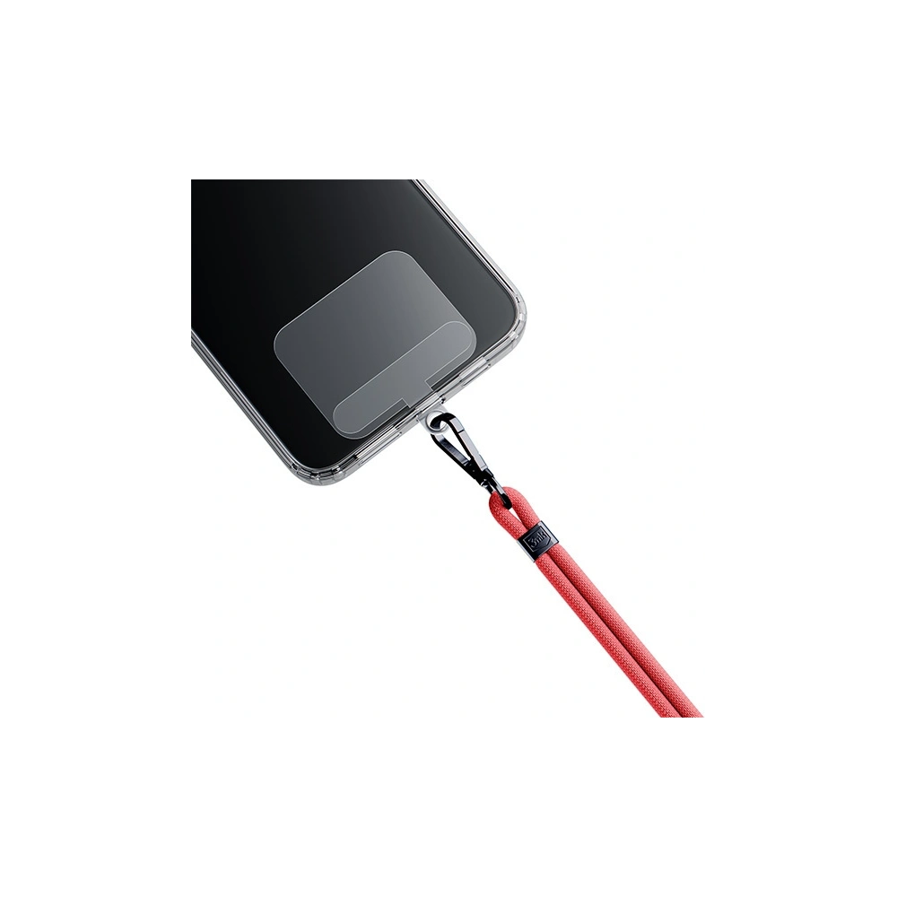 Smycz do telefonu 3MK EasyClip Red black