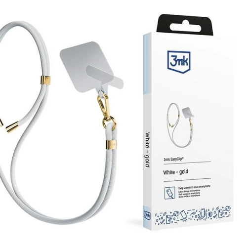 Kup Schnur für das Telefon 3MK EasyClip Weißgold - 3MK6179 - {ean13} - Sklep Home Screen