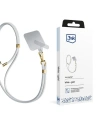 Smycz pentru telefon 3MK EasyClip Alb aurit