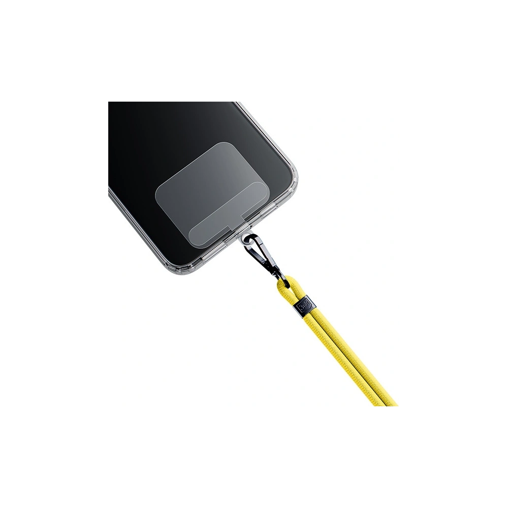 Smycz do telefonu 3MK EasyClip Yellow black