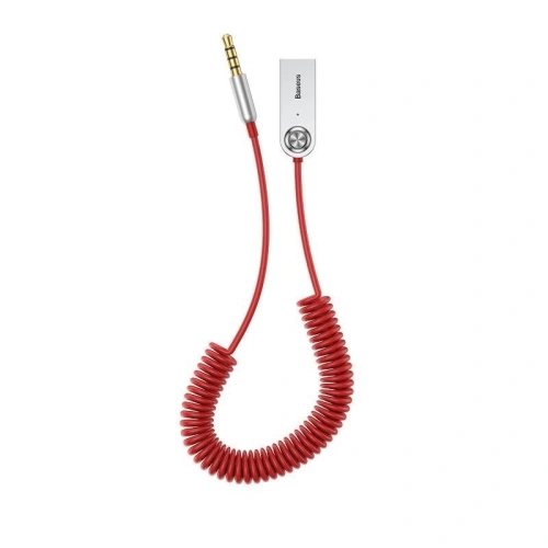 Kup Bluetooth 5.0 audio adapter Baseus USB, AUX (piros) - BSU717RED - {ean13} - Sklep Home Screen