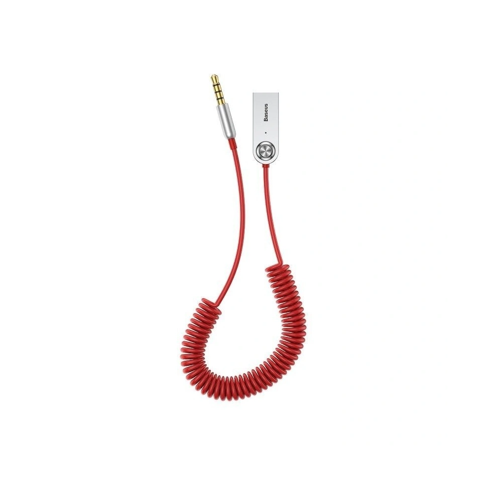 Adapter audio Bluetooth 5.0 Baseus USB, AUX (czerwony)