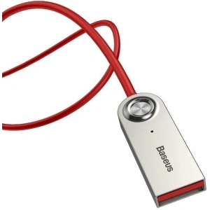 Adapter audio Bluetooth 5.0 Baseus USB, AUX (czerwony)