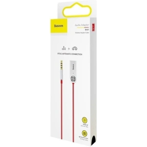 Adapter audio Bluetooth 5.0 Baseus USB, AUX (czerwony)