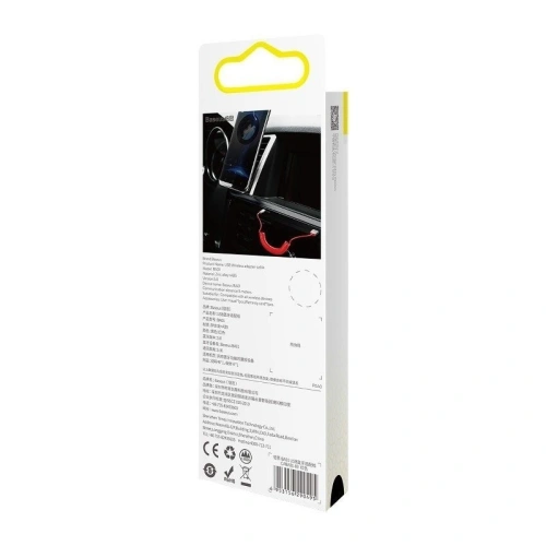Kup Bluetooth 5.0 audio adapter Baseus USB, AUX (piros) - BSU717RED - {ean13} - Sklep Home Screen