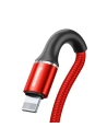 Kup Kabel lightning z podświetleniem LED Baseus Halo 2.4A 1m (czerwony) - BSU718RED - {ean13} - Sklep Home Screen