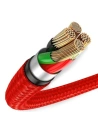 Kup Kabel lightning z podświetleniem LED Baseus Halo 2.4A 1m (czerwony) - BSU718RED - {ean13} - Sklep Home Screen