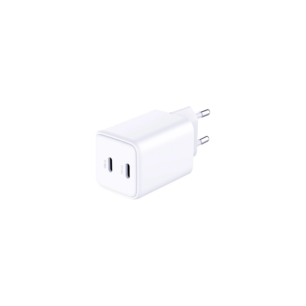 Ładowarka sieciowa 3MK Hyper Charger PD 45W biała/white + 2x kabel USB-C / USB-C