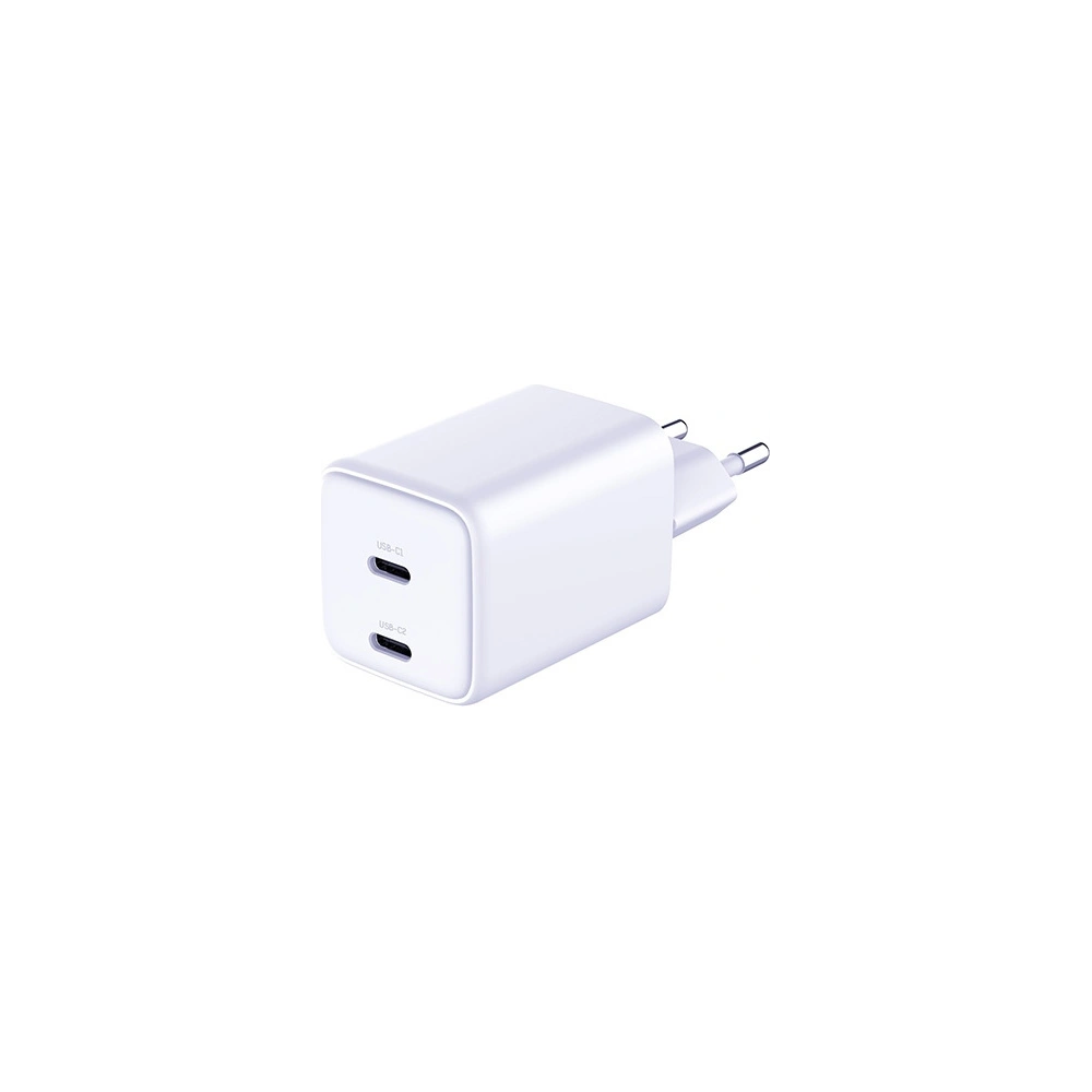 Ładowarka sieciowa 3MK Hyper Charger PD 45W biała/white + 2x kabel USB-C / USB-C