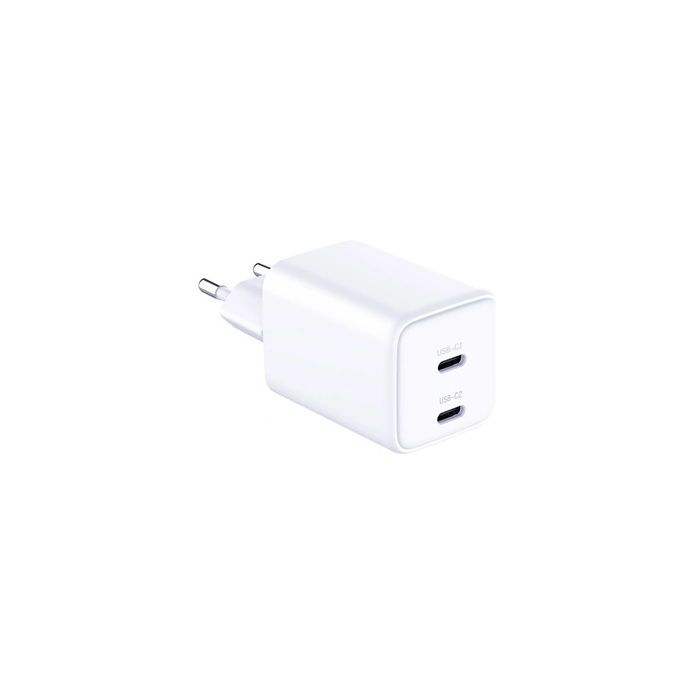 Ładowarka sieciowa 3MK Hyper Charger PD 45W biała/white + 2x kabel USB-C / USB-C