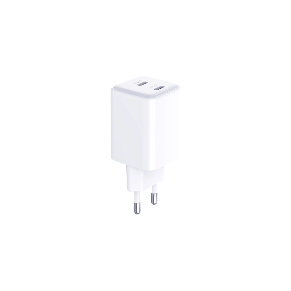 Ładowarka sieciowa 3MK Hyper Charger PD 45W biała/white + 2x kabel USB-C / USB-C