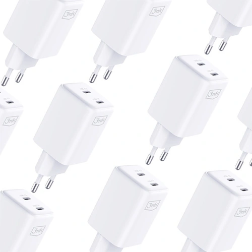 Kup Ładowarka sieciowa 3MK Hyper Charger PD 45W biała/white + 2x kabel USB-C / USB-C - 3MK6197 - {ean13} - Sklep Home Screen