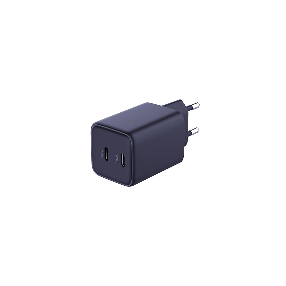 Ładowarka sieciowa 3MK Hyper Charger PD 45W czarna/black + 2x kabel USB-C / USB-C