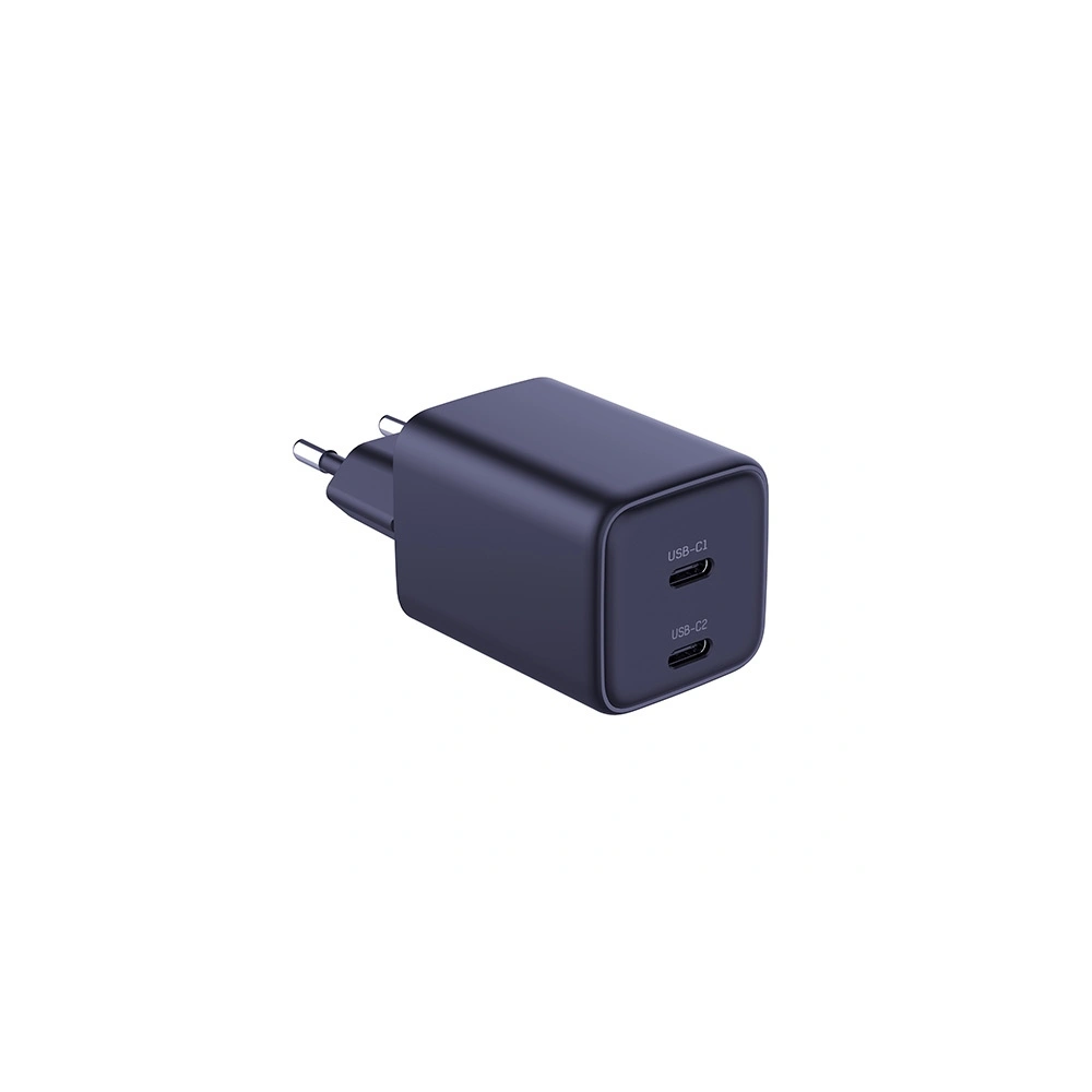 Ładowarka sieciowa 3MK Hyper Charger PD 45W czarna/black + 2x kabel USB-C / USB-C