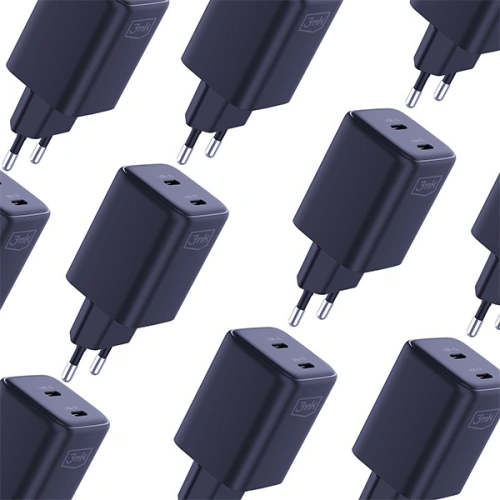 Kup Ładowarka sieciowa 3MK Hyper Charger PD 45W czarna/black + 2x kabel USB-C / USB-C - 3MK6198 - {ean13} - Sklep Home Screen