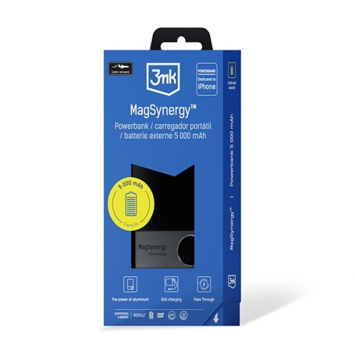 Kup Powerbank 3MK MagSynergy 5000mAh MagSafe - 3MK6199 - {ean13} - Sklep Home Screen