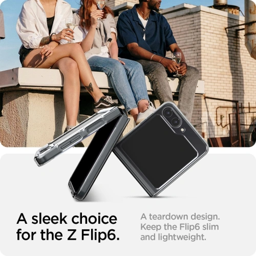 Kup Etui Spigen Airskin Samsung Galaxy Z Flip 6 Crystal Clear - SPN3436 - {ean13} - Sklep Home Screen