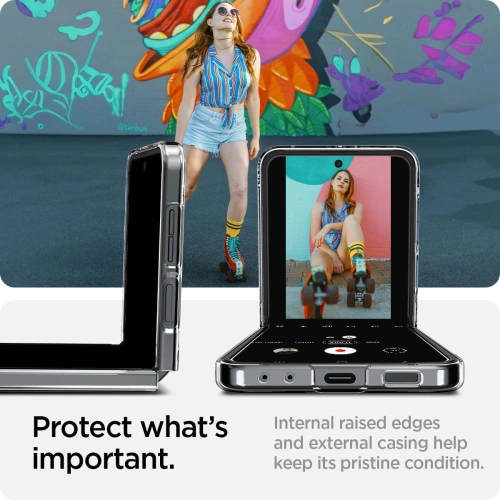Kup Etui Spigen Airskin Samsung Galaxy Z Flip 6 Crystal Clear - SPN3436 - {ean13} - Sklep Home Screen