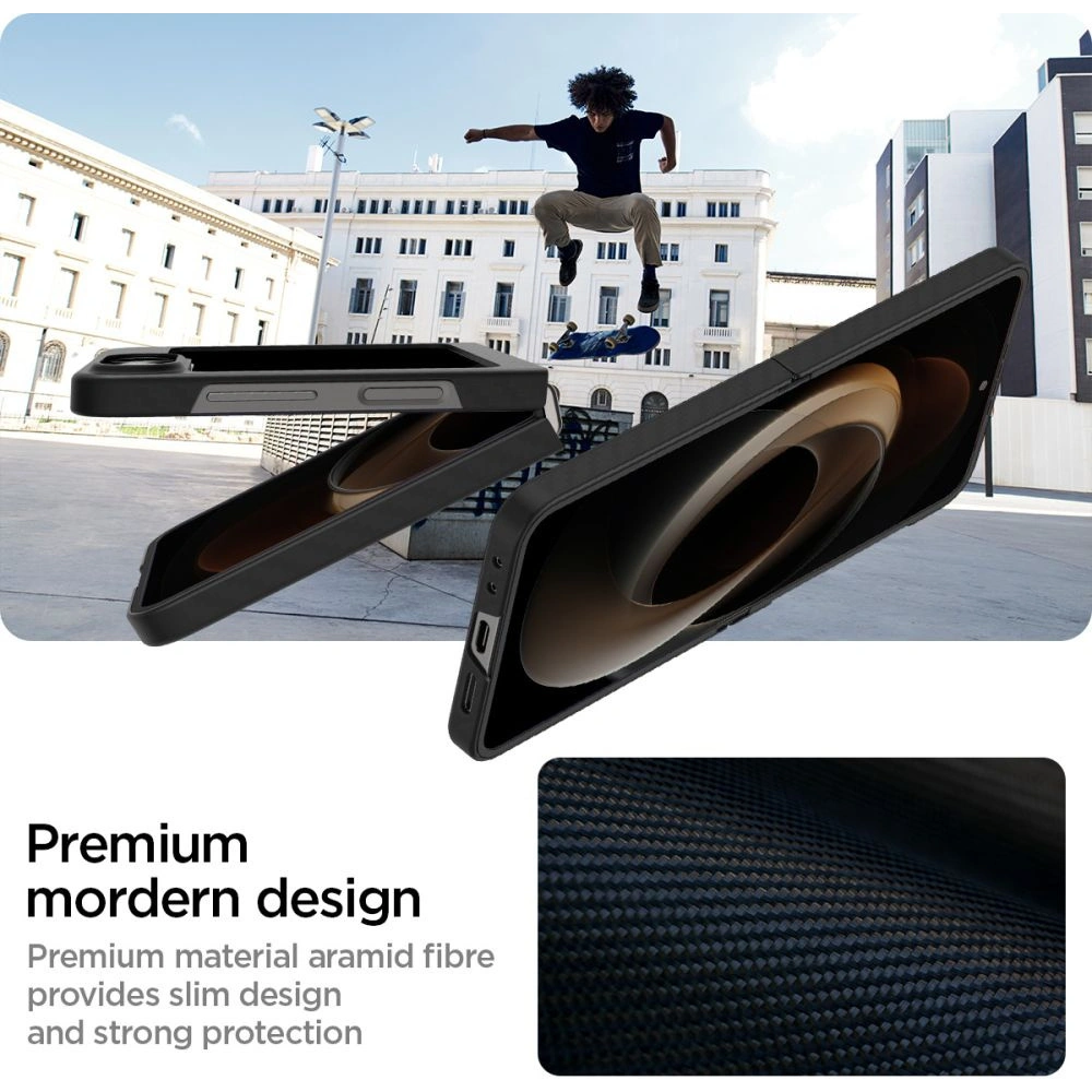 Etui Spigen Airskin Samsung Galaxy Z Flip 6 / 7 FE Aramid Black