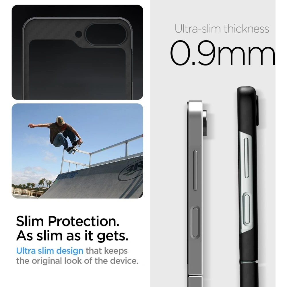 Etui Spigen Airskin Samsung Galaxy Z Flip 6 / 7 FE Aramid Black
