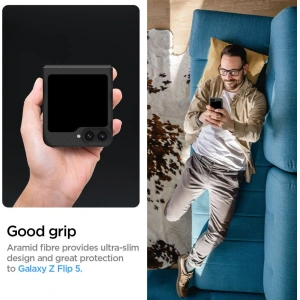 Kup Etui Spigen Airskin Samsung Galaxy Z Flip 6 Aramid Black - SPN3439 - {ean13} - Sklep Home Screen