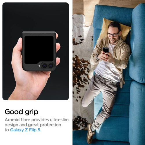 Buy Spigen Airskin Samsung Galaxy Z Flip 6 Aramid Black - SPN3439 - {ean13} - Home Screen Store Europe