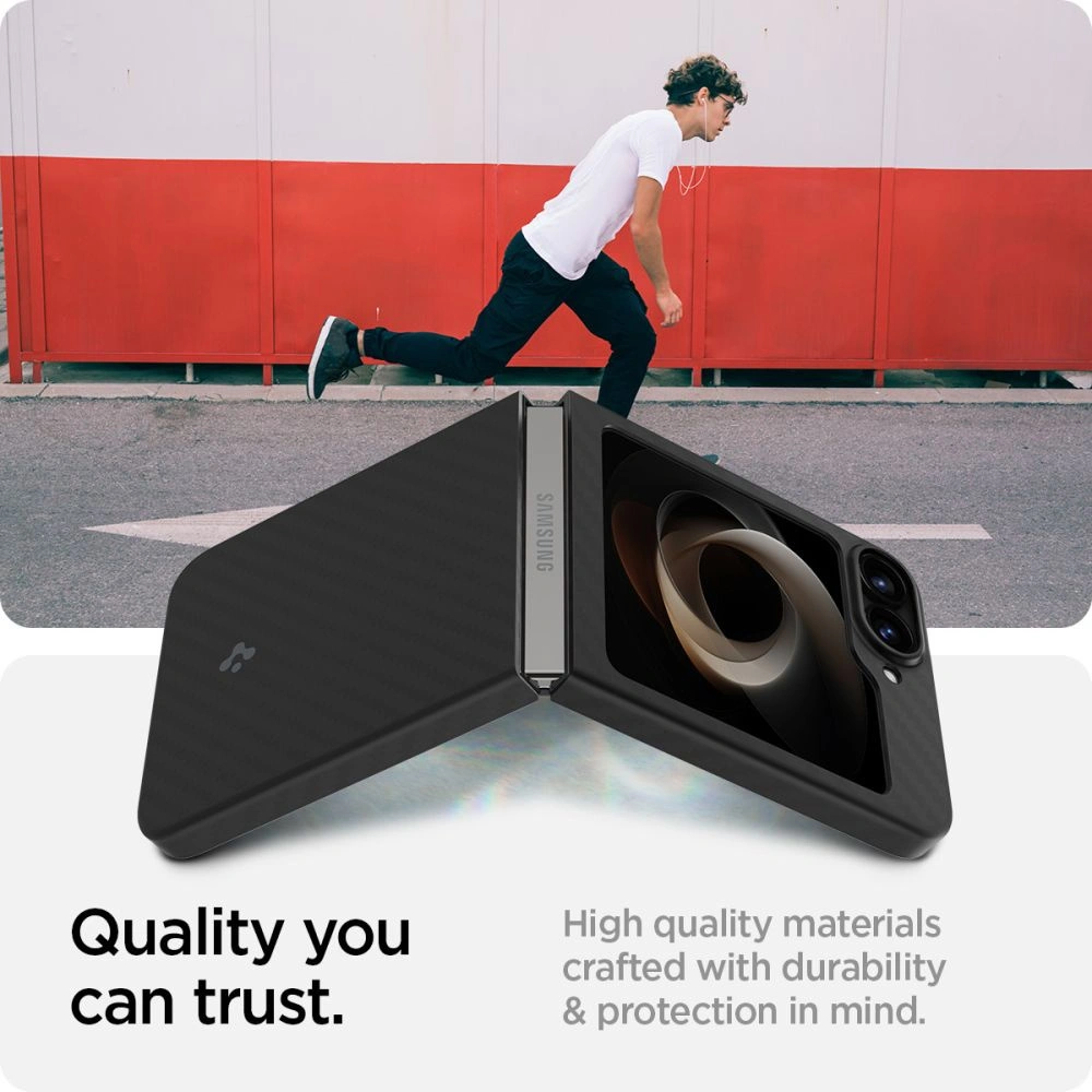 Etui Spigen Airskin Samsung Galaxy Z Flip 6 / 7 FE Aramid Black