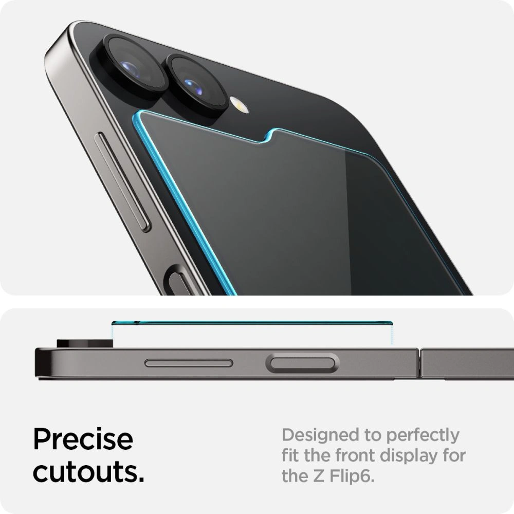 Szkło hartowane Spigen GLAS.tR ez Fit Samsung Galaxy Z Flip 6 / 7 FE Clear [2 PACK]
