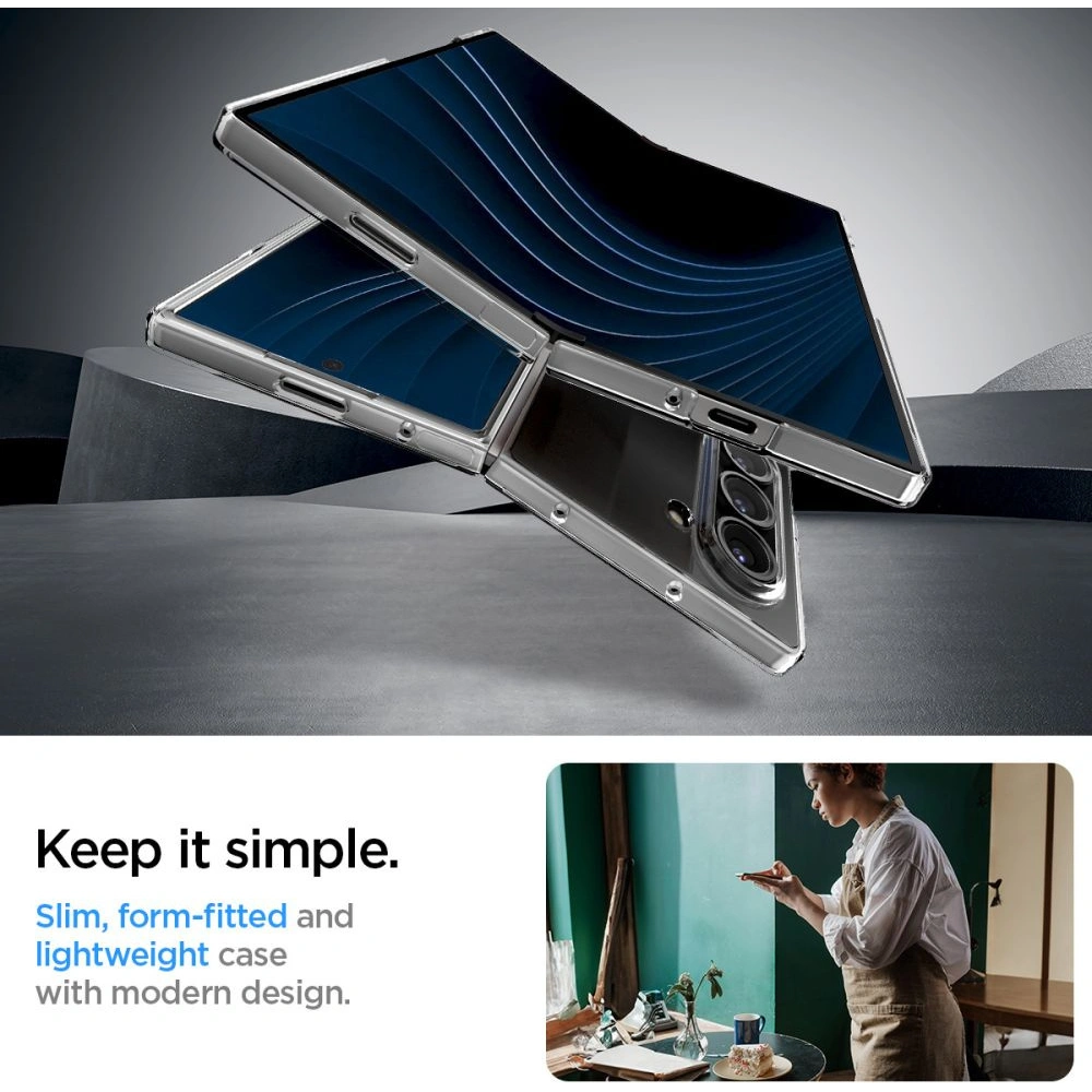 Etui Spigen Airskin Samsung Galaxy Z Fold 6 Crystal Clear