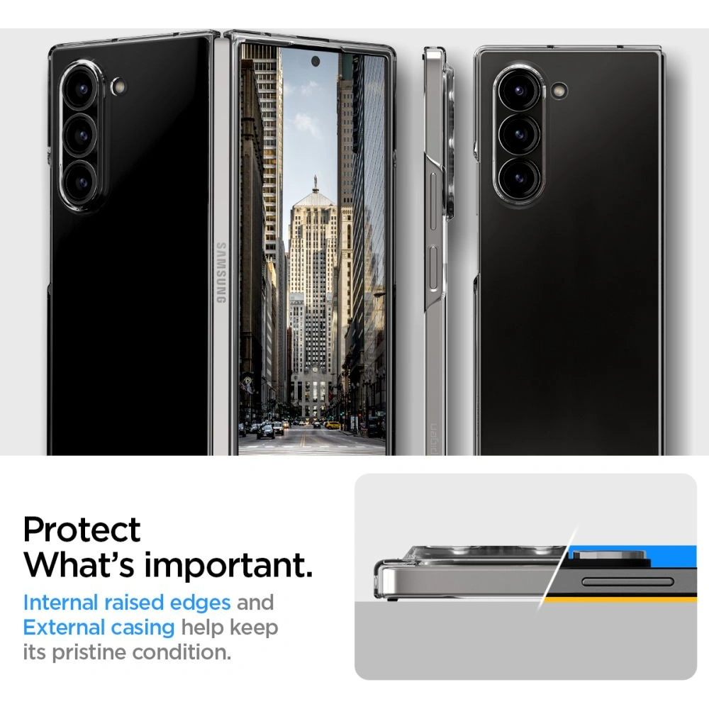 Etui Spigen Airskin Samsung Galaxy Z Fold 6 Crystal Clear