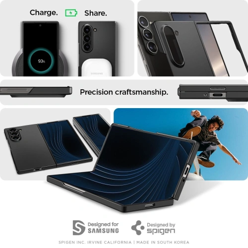 Kup Etui Spigen Airskin Samsung Galaxy Z Fold 6 Fekete - SPN3443 - {ean13} - Sklep Home Screen