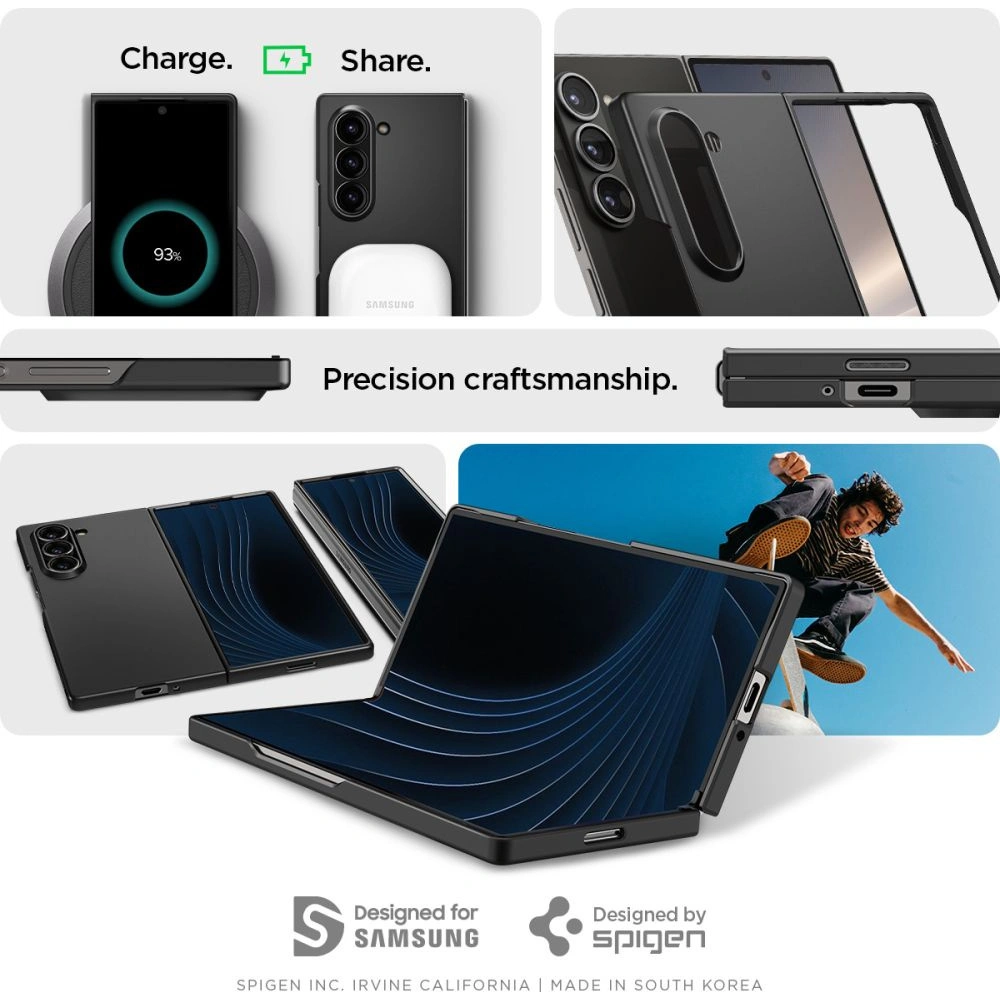 Etui Spigen Airskin Samsung Galaxy Z Fold 6 Black