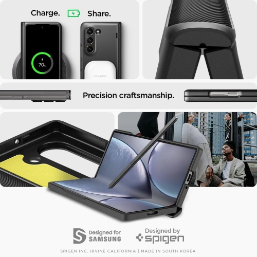 Buy Spigen Slim Armor Pro Samsung Galaxy Z Fold 6 Black - SPN3444 - {ean13} - Home Screen Store Europe