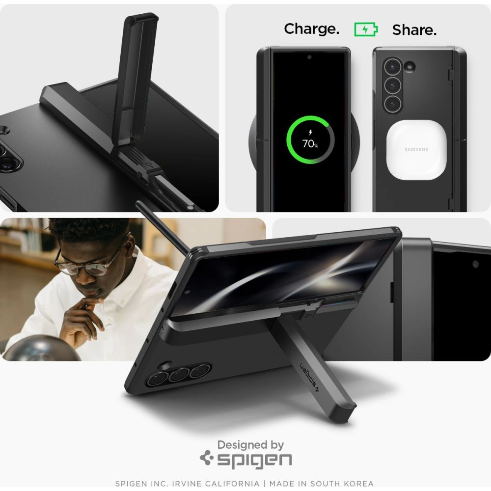 Etui Spigen Tough Armor Pro Pen Samsung Galaxy Z Fold 6 Black