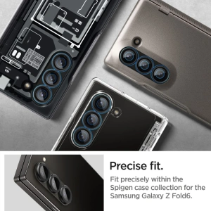 Kup Szkło hartowane na aparat Spigen Optik.tr ez Fit Camera Protector Samsung Galaxy Z Fold 6 Black [2 PACK] - SPN3446 - {ean13} - Sklep Home Screen