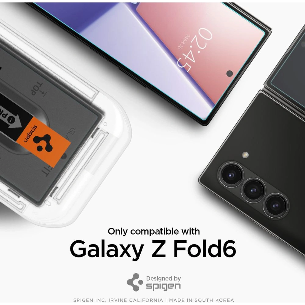 Szkło hartowane Spigen GLAS.tR ez Fit Samsung Galaxy Z Fold 6 Clear [2 PACK]